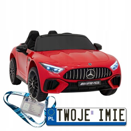 Pogonsko vozilo Mercedes Benz AMG SL63 | Luksuzno električno vozilo za otroke s sedeži iz eko usnja, MP3 in Bluetooth

Pogonsko vozilo Mercedes Benz AMG SL63 je popolno vozilo za male ljubitelje avtom