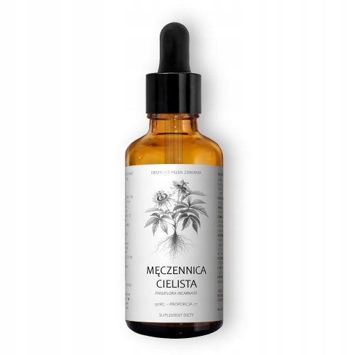 Naravni ekstrakt Męczennice Cielistej (Passiflora Incarnata) 1:1, 50ml - Polno Spektrum