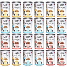 TufTuf mokra hrana mešanica okusov za mačke 9,96 kg