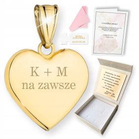   Zlata verižica s srcem in gravuro kot popolno darilo | Verižica z gravuro pr. 585 za posebno priložnost. Razkošna zlata verižica s srcem, ki jo lahko personalizirate s gravuro. Izjemno eleganten nakit
