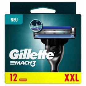 Vložki za britvice Gillette Mach3, 12 kos