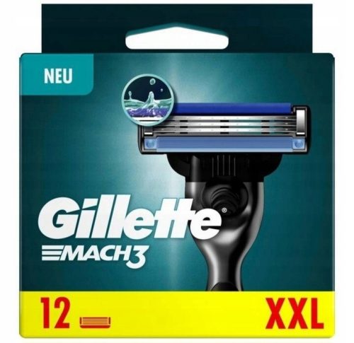 Vložki za britvice Gillette Mach3, 12 kos