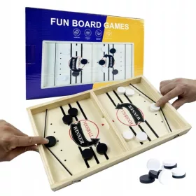 Lesena družabna igra hokej za družine