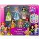 DISNEY PRINCESS PRINCESS DOLL set 6 majhnih premičnih punčk JCR91