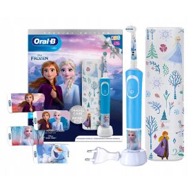   Oral-B Vitality Kids Frozen II električna zobna ščetka za otroke, modra