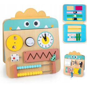    17v1 LESENA senzorična manipulativna deska Montessori SENSORY