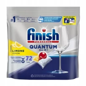   FINISH Kapsule za pomivalni stroj Quantum All-in-1 Lemon 72 kosov