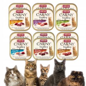   Mokra hrana za mačke Animonda Carny Country Mix Okusov 100g*12 kos