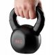  KETTLEBELL 8 kg CAST IRON Dumbbell fitnes žoga, gumirana črna