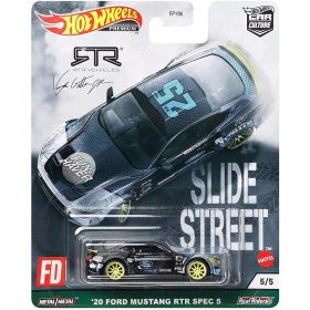   Avto Hot Wheels Premium Car Culture Slide Street '20 Ford Mustang RTR SPEC 5