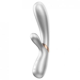 Večnamenski grelni vibrator Satisfyer Hot Lover, srebrn