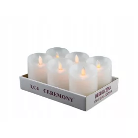 LED sveče z premikajočim se plamenom za več kot 75 ur