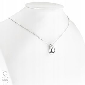    VERIGICA SREBRNA VERIŽICA, NAPIHNJENA SOLZICA, ZA DARILO, 45 cm