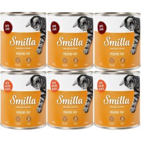   Smilla Mokra hrana za mačke, mešanica okusov, brez žitaric, 0,8 kg