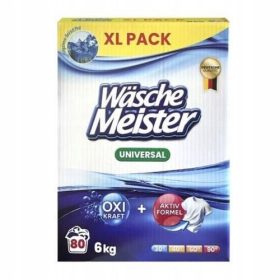   Wasche Meister univerzalni pralni prašek z aktivno formulo 80pr 6,0kg