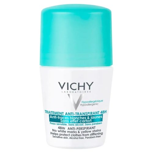 Vichy Antiperspirant roll-on 48 ur, ki ne pušča sledi, 50 ml