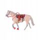 Breyer Tradicionalni 2051 - Western sedlo, rdeča in modra