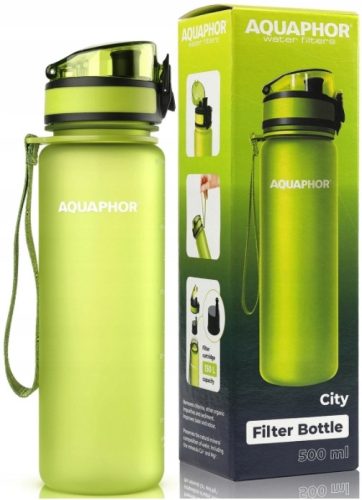 Aquaphor City filter steklenica 0,5 l zelena