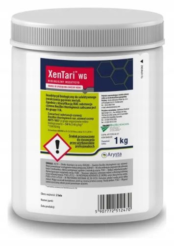 Xentari WG 1Kg - Učinkovit biološki insekticid v granulah za zaščito rastlin
