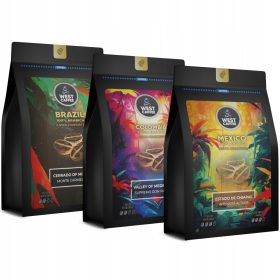 West Caffee Premium Mešanica Arabica Zrn Kava 3x250g