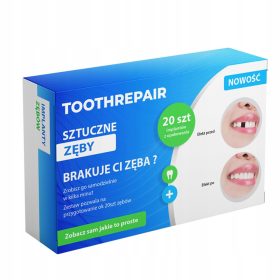   ZAČASNI IMPLANTATI ZA ZAČASNO POPRAVILO ZOB 20 kosov + NAVODILA PL