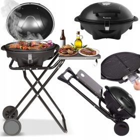    ELEKTRIČNI ŽAR STOJEČI 2V1 VRTNI BALKONSKI ZLOŽLJIV 2400W 190 °C