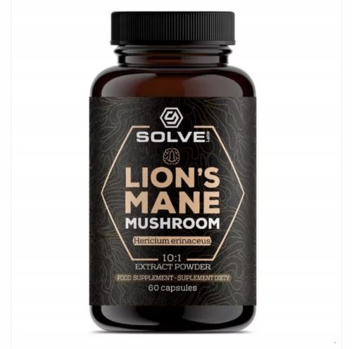 Kapsule z Grivo Grive ("Lion's Mane") 10:1, 60 kos., za možgansko in živčno podporo