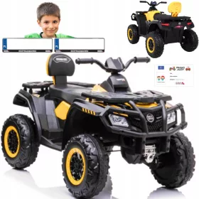Velik električni Quad XT-SPEED 4x80W 24V7Ah Rumena
