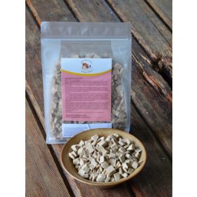   Liofilizirana raca premium 250 g - zdrava poslastica za mačke in pse