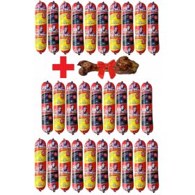 RoyalFood HauMiau palčka za pse 29x0,9KG 95% meso + GRATIS