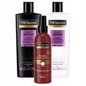    Tresemme biotinski šampon 400 ml biotinski balzam 400 ml + Tresemme keratinsko pršilo