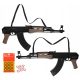Metalni replika mitraljeza s kapicami Gonher orožja Ak-47 1135/6