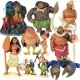  Komplet 10 kosov VAIANA Treasure of the Ocean Set 10 kosov
