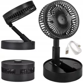 Namizni ventilator Azaris WINDMILL črn
