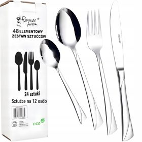 ROSSNER SET JEDILNEGA PRIBORA IZ JEKLA 48 KOSOV