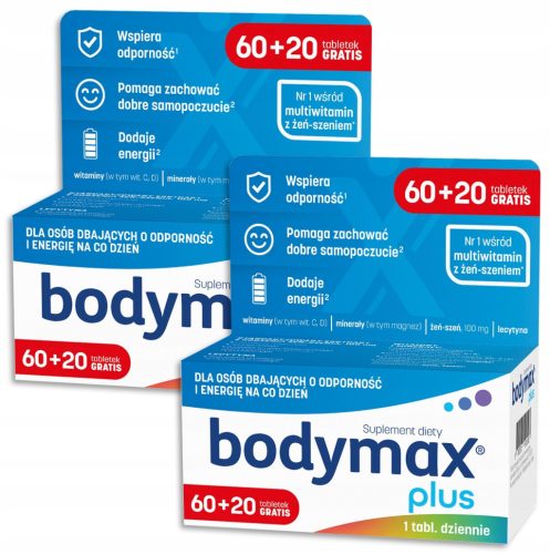Bodymax Plus: Vitamini in Minerali z Izvlečkom Ginsenga za Dnevno Energijo in Imunost