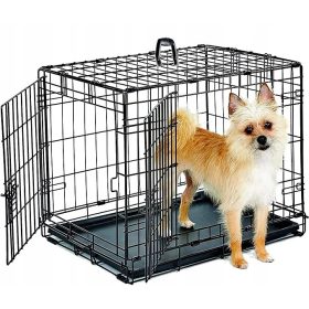   Optimized name: Velika kovinska kletka za psa Preston - trpežna in stabilna 60 x 44 x 50 cm

Optimized description: 
Velika kovinska kletka za psa Preston je zasnovana za zagotavljanje varnega in udob