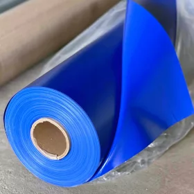   Vodoodporna PVC Plandeka 650g na Mero, Modra - Idealna za Kritje in Zaščito