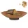  Vrtna posoda za vodo Corten Ring 80 cm 3 mm debelo jeklo