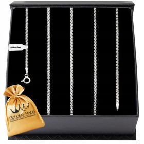   SREBRNA VERIŽICA BISMARK ZA ŽENSKE 55cm/2mm 925 SREBRO+DARILO