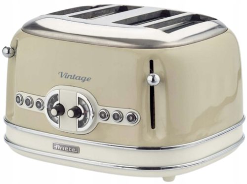  Ariete Vintage 156/03 1600W opekač kruha Bež 2 toasta