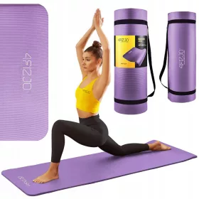 MATA ZA VADBO JOGE 4FIZJO 180 × 60 cm Roza