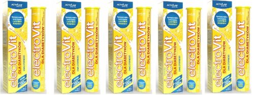 ElectroVit tablete brez sladkorja za diabetike - osvežilna limonina tabela