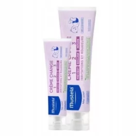   MUSTELA BEBE Krem za previjanje, plenični predel, 1>2>3, 100ml + 50ml