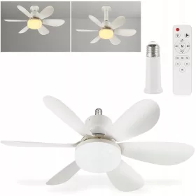 STROPNI VENTILATOR Z LED SVETILKO 52 CM