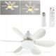 STROPNI VENTILATOR Z LED SVETILKO 52 CM