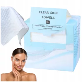    Brisače za enkratno uporabo za brisanje obraza Kozmetični robčki 50 kosov