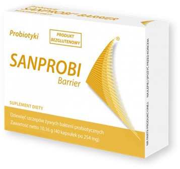 Sanprobi Barrier, Probiotični Dodatek z 8 Probiotskimi Sevi, 40 Kapsul
