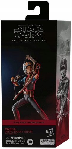 Hasbro Star Wars Black Series - Figurka Omega (Mercenary Gear) 15 cm The Bad Batch F7104 Črna