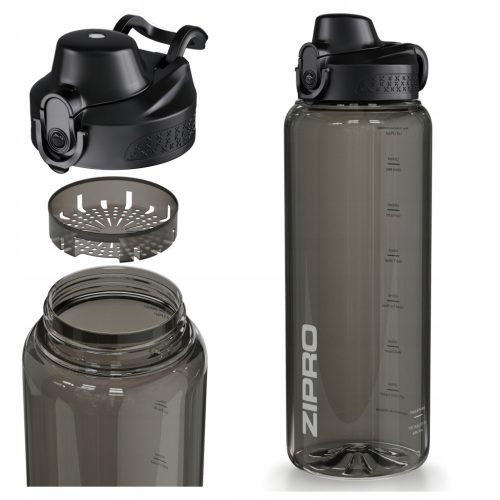 Sportna steklenica Tritan Zipro BREZ BPA s merilom 1500 ml - Idealna za aktivne posameznike, ki cenijo zdravje in udobje. Ta steklenica je narejena iz visokokakovostnega Tritana PCT-G, brez BPA, kar z